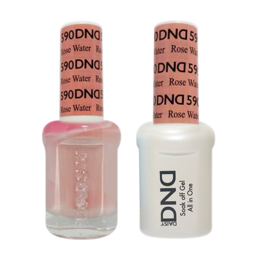 DND Nail Lacquer And Gel Polish, 590, Rose Water, 0.5oz MY0924