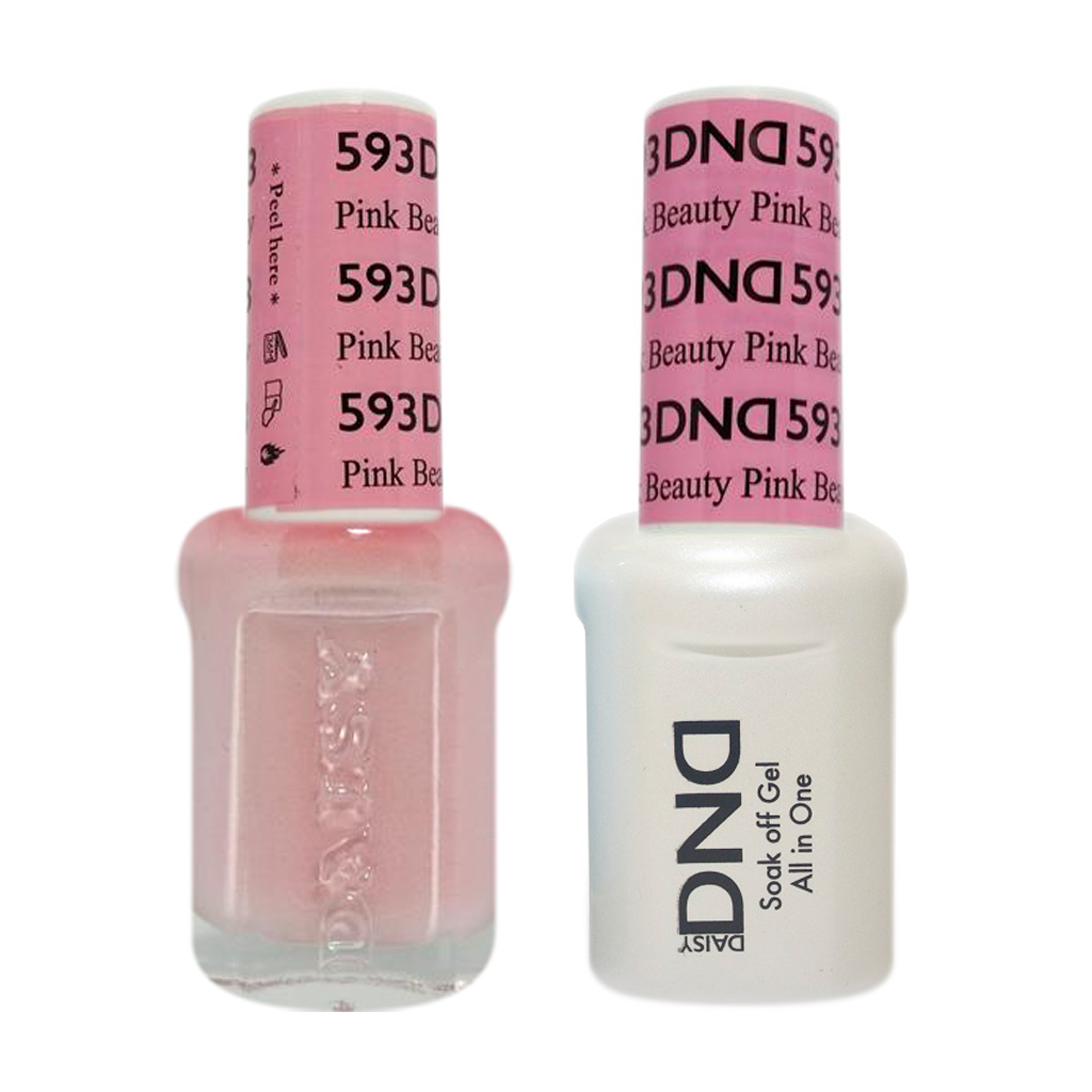 DND Nail Lacquer And Gel Polish, 593, Pink Beauty, 0.5oz MY0924