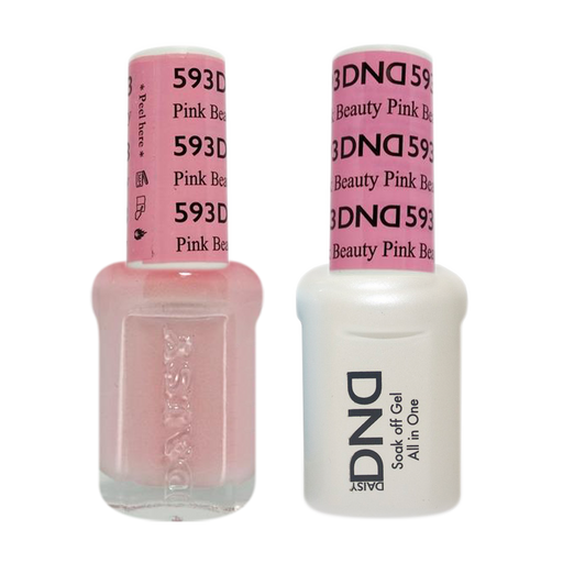 DND Nail Lacquer And Gel Polish, 593, Pink Beauty, 0.5oz MY0924