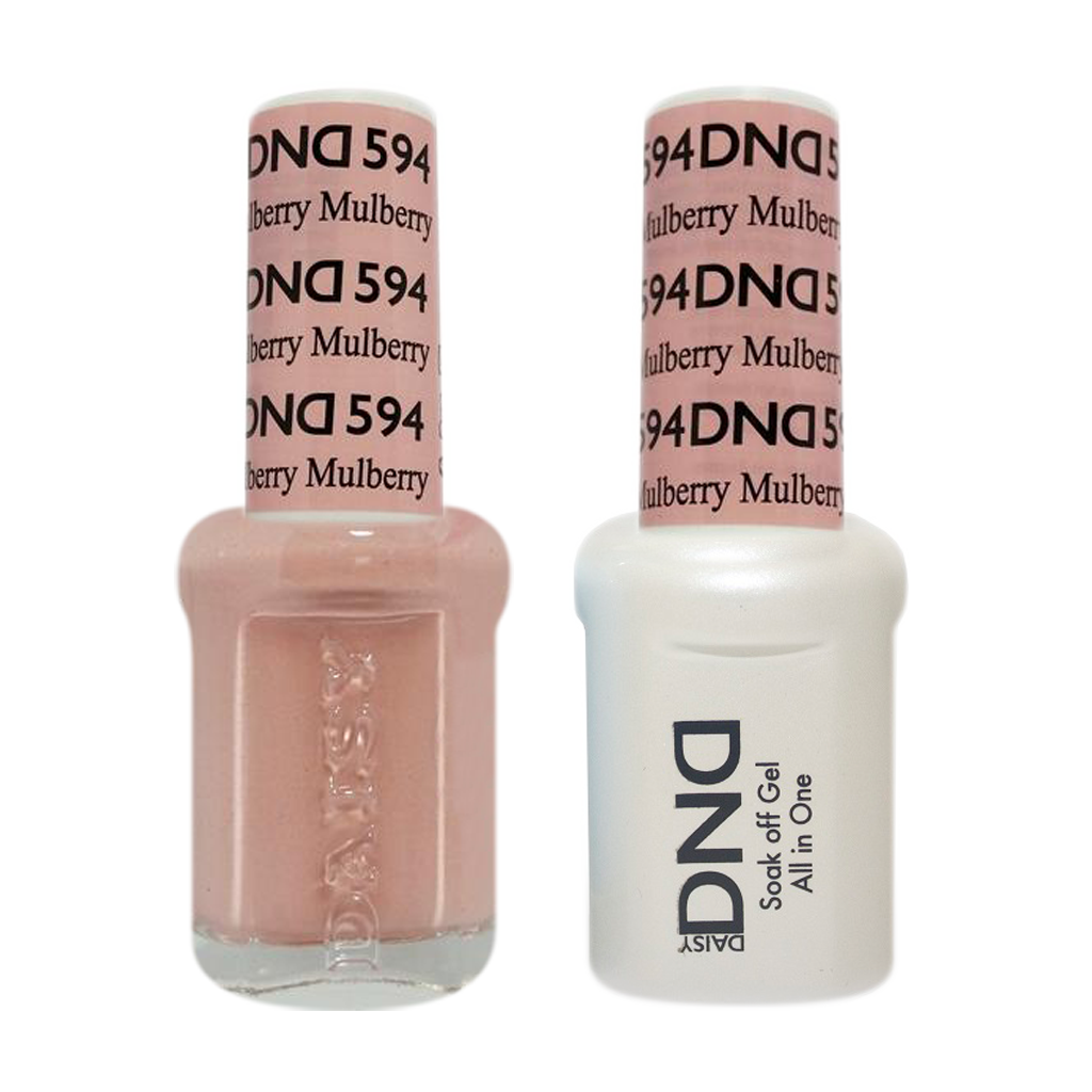 DND Nail Lacquer And Gel Polish, 594, Mullberry, 0.5oz MY0924