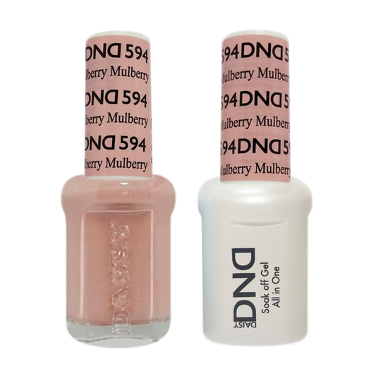 DND Nail Lacquer And Gel Polish, 594, Mullberry, 0.5oz MY0924