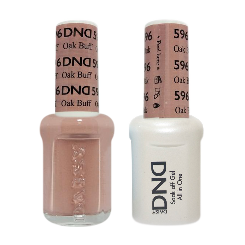 DND Nail Lacquer And Gel Polish, 596, Oak Buff, 0.5oz MY0924