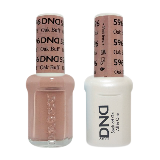 DND Nail Lacquer And Gel Polish, 596, Oak Buff, 0.5oz MY0924