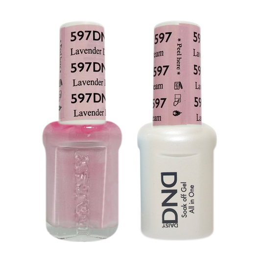 DND Nail Lacquer And Gel Polish, 597, Lavender Dream, 0.5oz MY0924