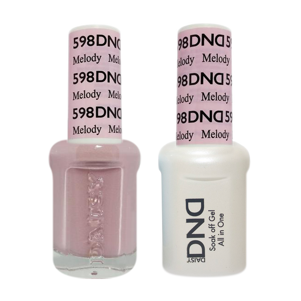 DND Nail Lacquer And Gel Polish, 598, Melody, 0.5oz MY0924