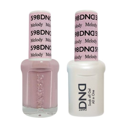 DND Nail Lacquer And Gel Polish, 598, Melody, 0.5oz MY0924