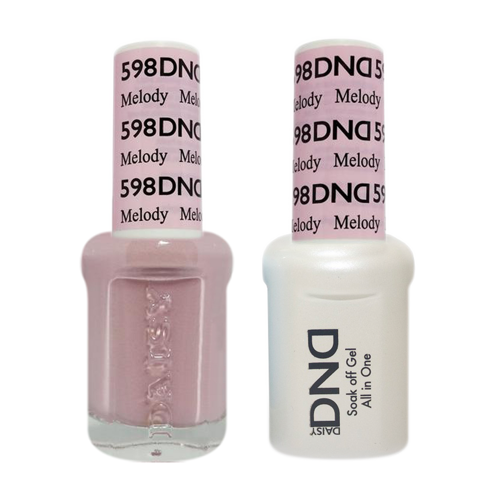 DND Nail Lacquer And Gel Polish, 598, Melody, 0.5oz MY0924