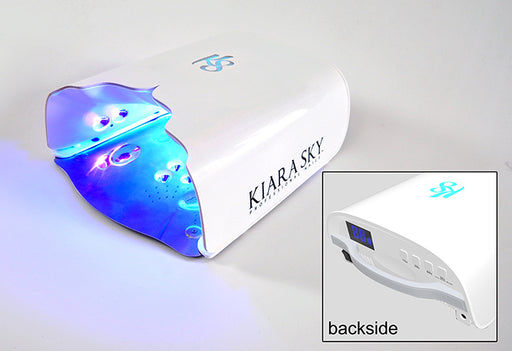 Kiara Sky Beyond Pro LED/UV CORDLESS Rechargable Lamp, WHITE OK0214VD