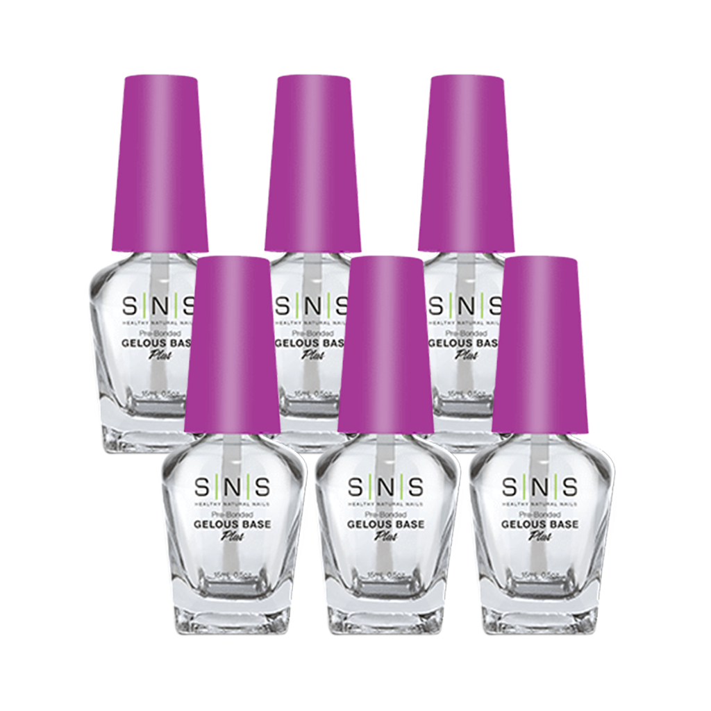 SNS Dipping Liquid, Gel Gelous Base (Purple Cap), BOX, 6pcs/box, 0.5oz OK0410VD