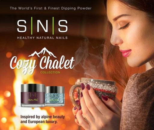 SNS Gelous Dipping Powder, Cozy Chalet Collection, Full Line Of 36 Color (from CC01 to CC36), 1oz