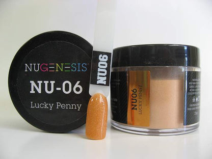 Nugenesis Dipping Powder, NU 006, Lucky Penny, 2oz MH1005