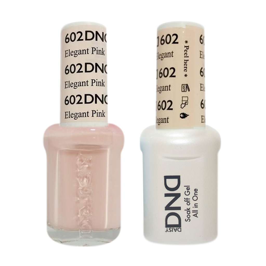 DND Nail Lacquer And Gel Polish, 602, Elegant Pink, 0.5oz  MY0924