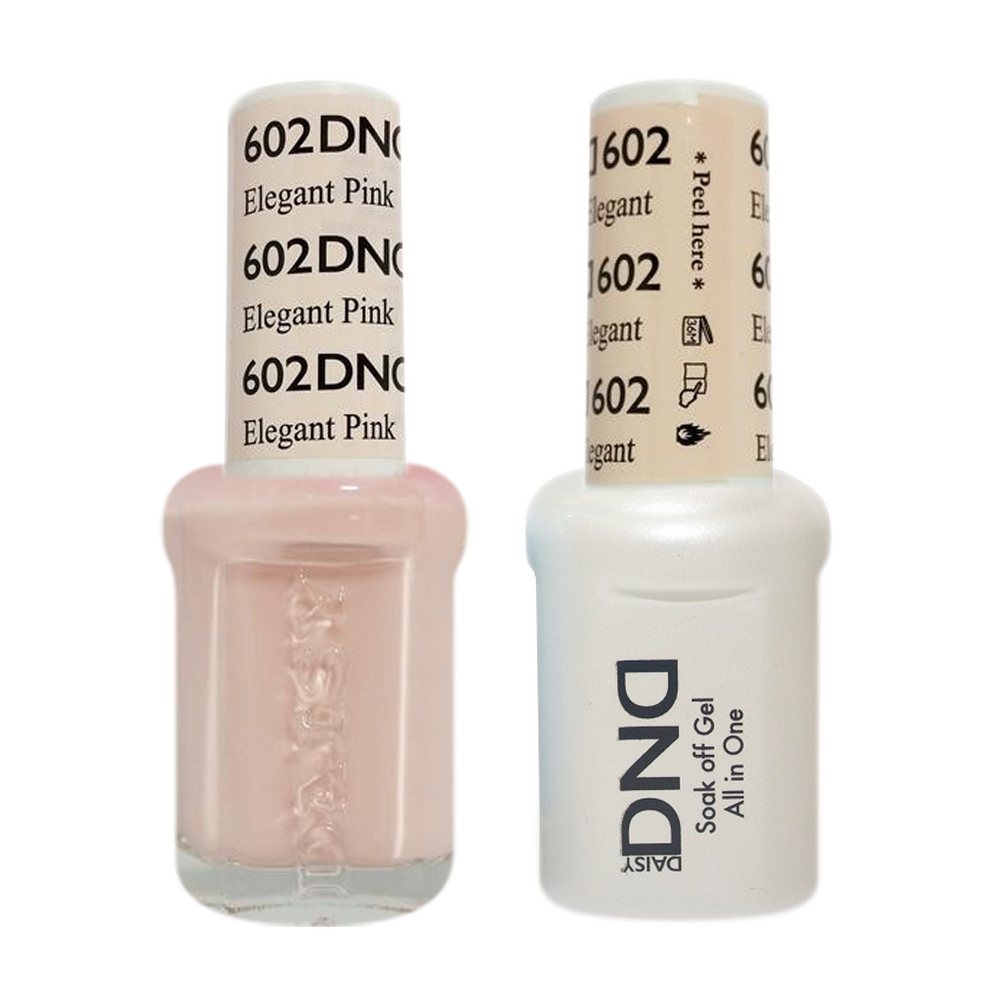 DND Nail Lacquer And Gel Polish, 602, Elegant Pink, 0.5oz  MY0924