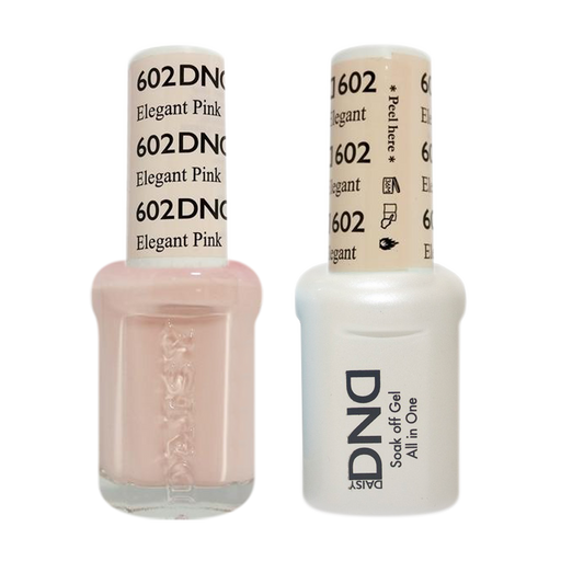 DND Nail Lacquer And Gel Polish, 602, Elegant Pink, 0.5oz  MY0924