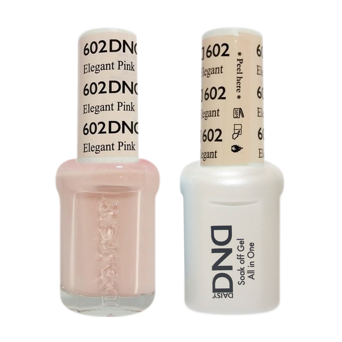DND Nail Lacquer And Gel Polish, 602, Elegant Pink, 0.5oz  MY0924