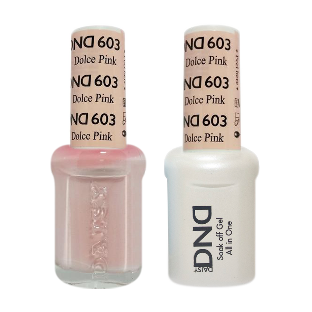 DND Nail Lacquer And Gel Polish, 603, Dolce Pink, 0.5oz MY0924