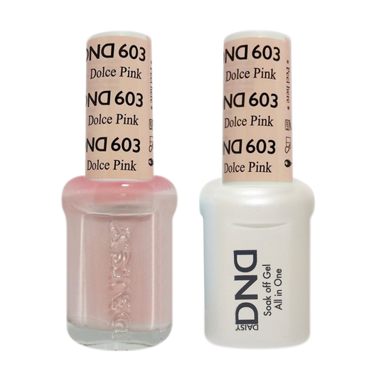 DND Nail Lacquer And Gel Polish, 603, Dolce Pink, 0.5oz MY0924