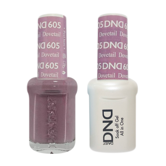 DND Nail Lacquer And Gel Polish, 605, Dovetail, 0.5oz MY0924