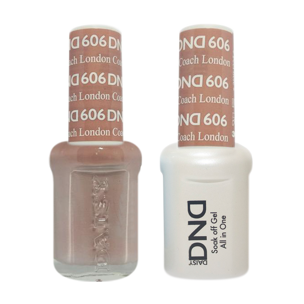 DND Nail Lacquer And Gel Polish, 606, London Coach, 0.5oz MY0924