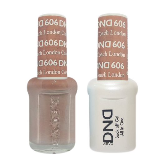 DND Nail Lacquer And Gel Polish, 606, London Coach, 0.5oz MY0924