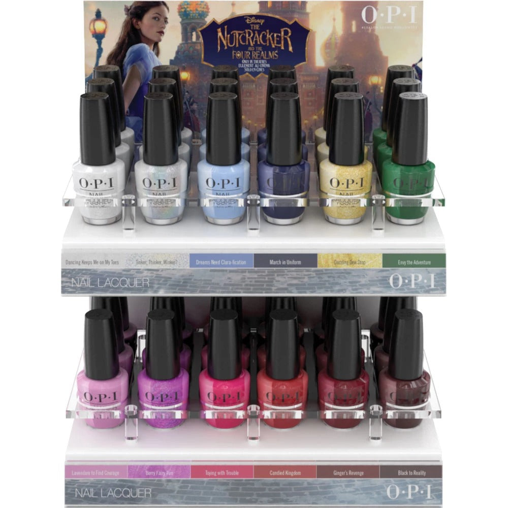 OPI Acrylic Counter Display, Nutcracker Winter 2018 Collection OK0312VD