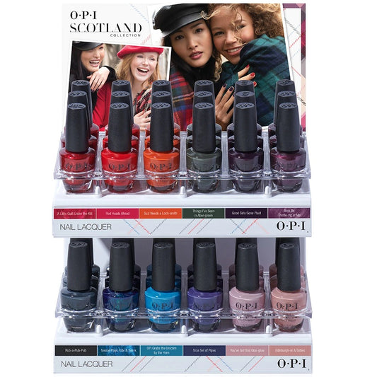 OPI Acrylic Counter Display, Scotland Fall 2019 Collection OK0618VD