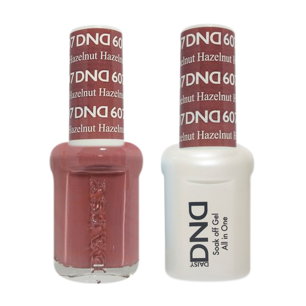 DND Nail Lacquer And Gel Polish, 607, Hazelnut, 0.5oz MY0924