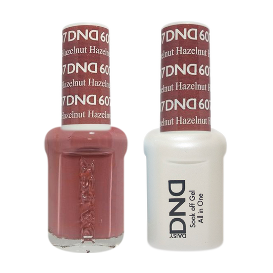 DND Nail Lacquer And Gel Polish, 607, Hazelnut, 0.5oz MY0924