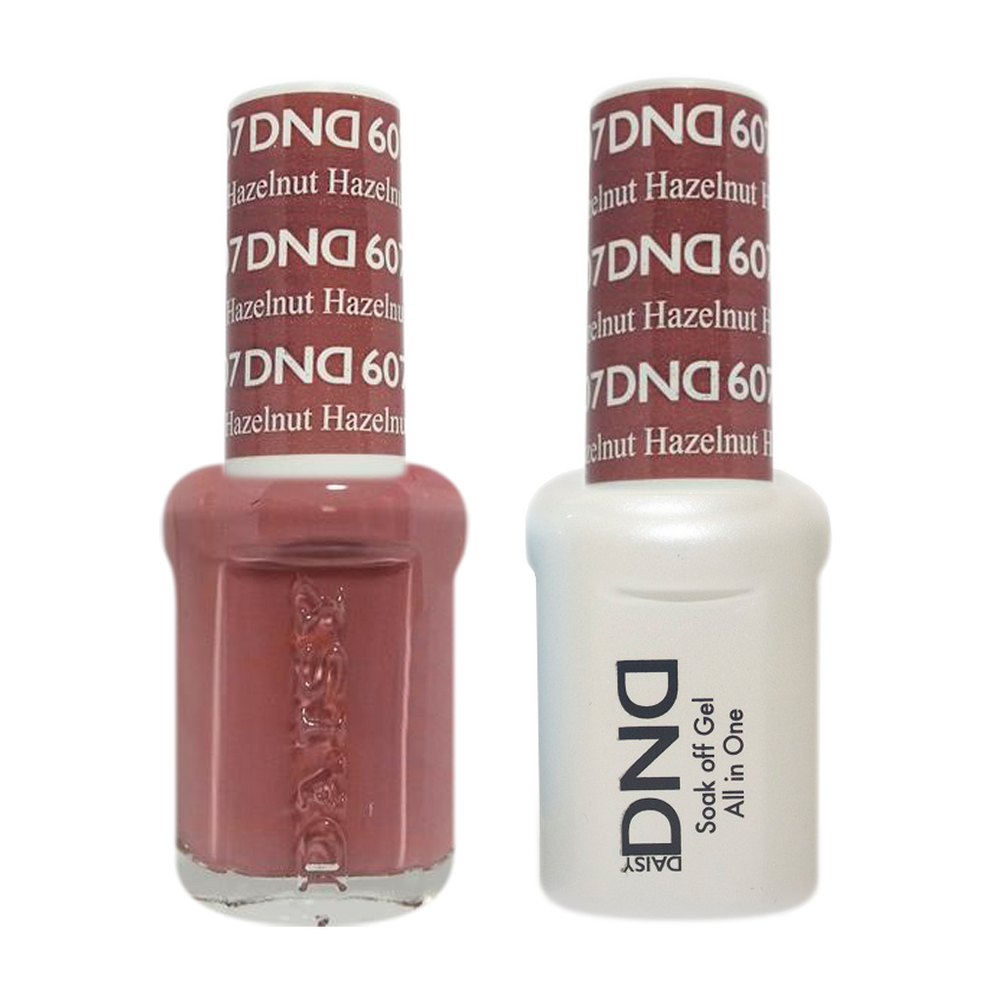 DND Nail Lacquer And Gel Polish, 607, Hazelnut, 0.5oz MY0924