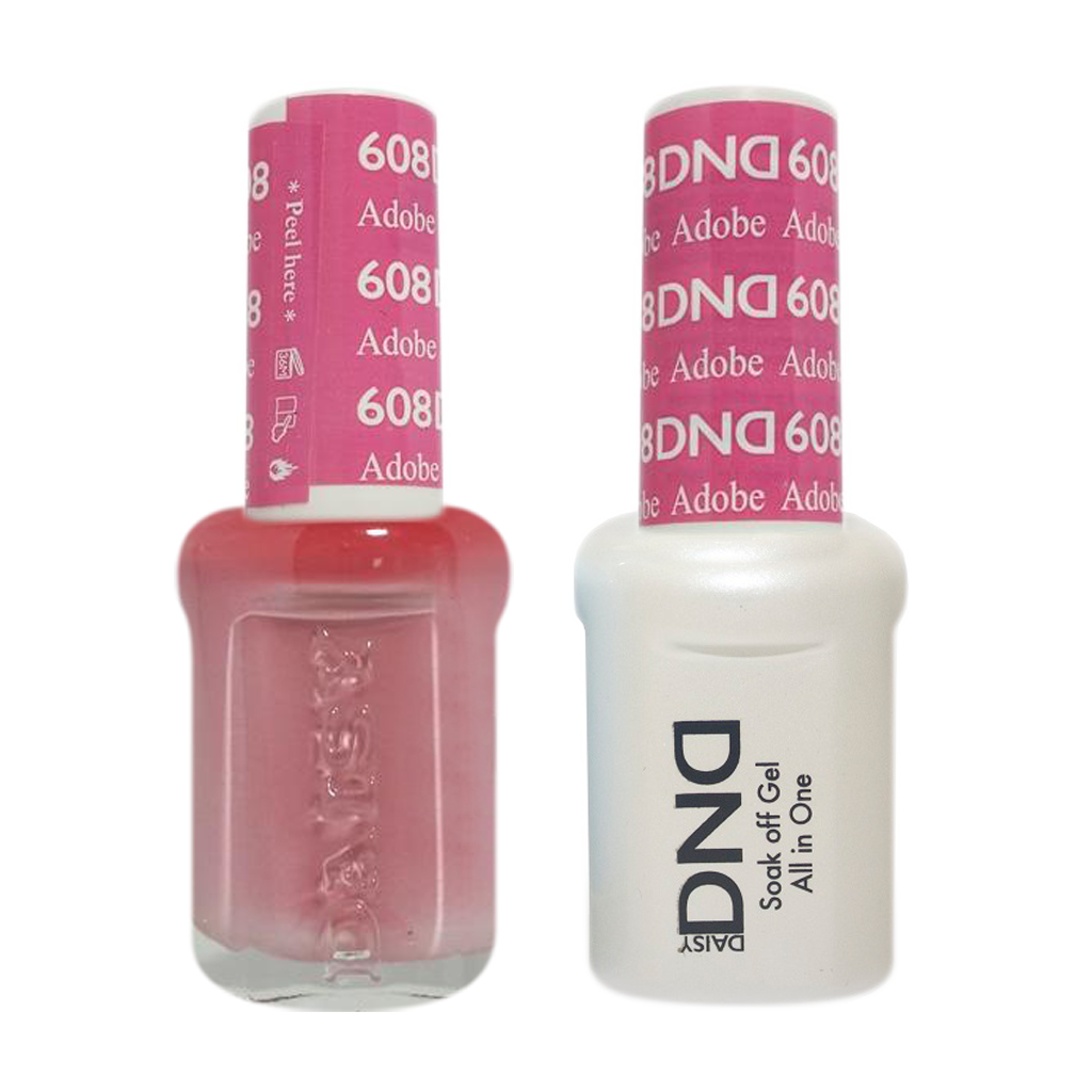 DND Nail Lacquer And Gel Polish, 608, Adobe, 0.5oz MY0924