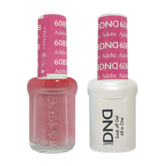 DND Nail Lacquer And Gel Polish, 608, Adobe, 0.5oz MY0924