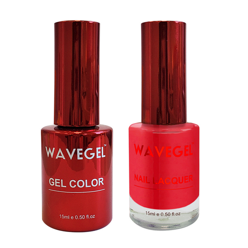 Wave Gel Nail Lacquer + Gel Polish, QUEEN Collection, 060, Wanted.. Red or Alive, 0.5oz