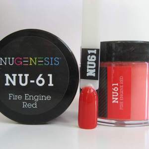 Nugenesis Dipping Powder, NU 061, Fire Engine Red, 2oz MH1005