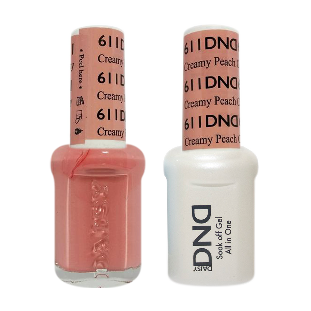 DND Nail Lacquer And Gel Polish, 611, Creamy Peach, 0.5oz MY0924