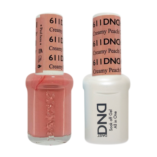 DND Nail Lacquer And Gel Polish, 611, Creamy Peach, 0.5oz MY0924