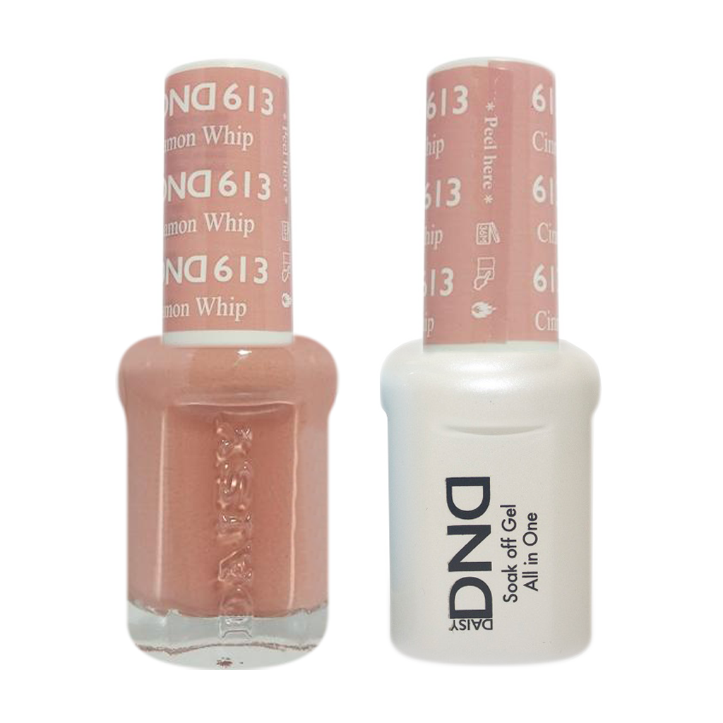 DND Nail Lacquer And Gel Polish, 613, Cinnamon Whip, 0.5oz MY0924