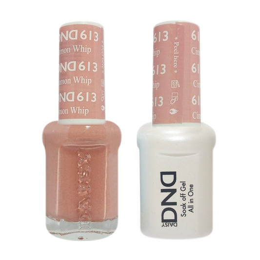 DND Nail Lacquer And Gel Polish, 613, Cinnamon Whip, 0.5oz MY0924