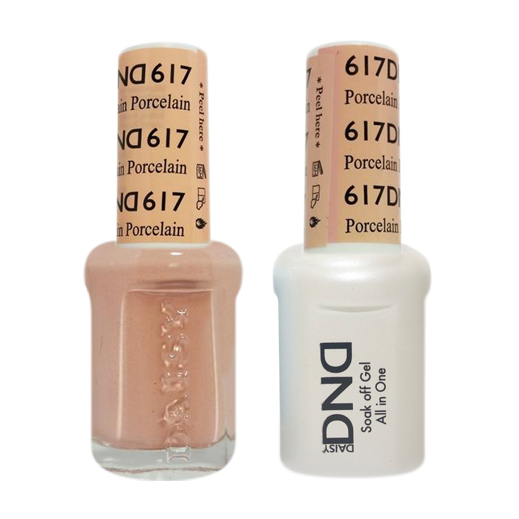 DND Nail Lacquer And Gel Polish, 617, Porcelain, 0.5oz MY0924