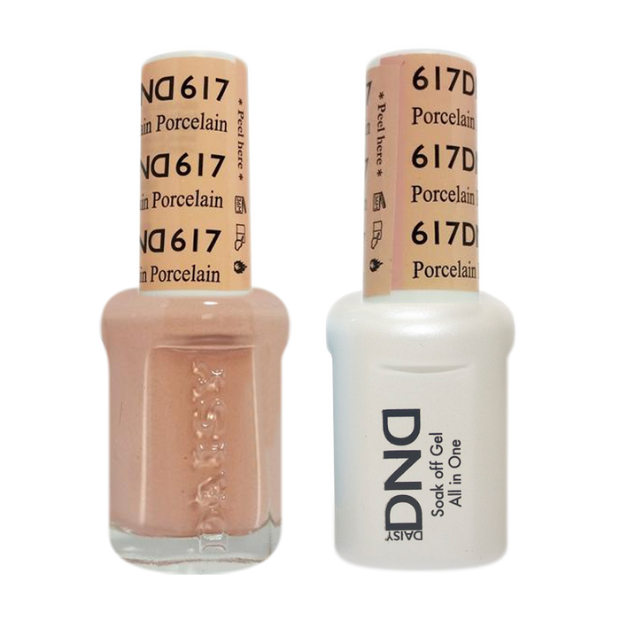 DND Nail Lacquer And Gel Polish, 617, Porcelain, 0.5oz MY0924