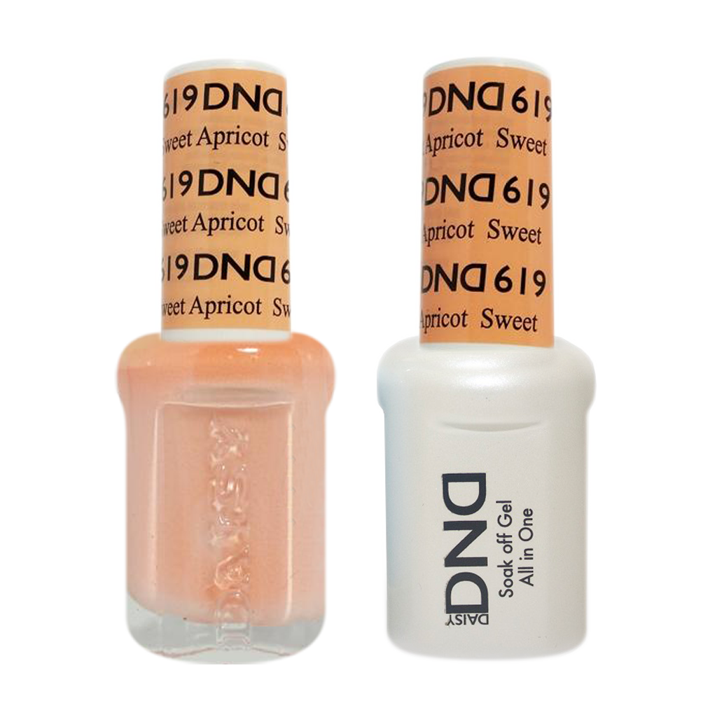 DND Nail Lacquer And Gel Polish, 619, Sweet Apricot, 0.5oz MY0924