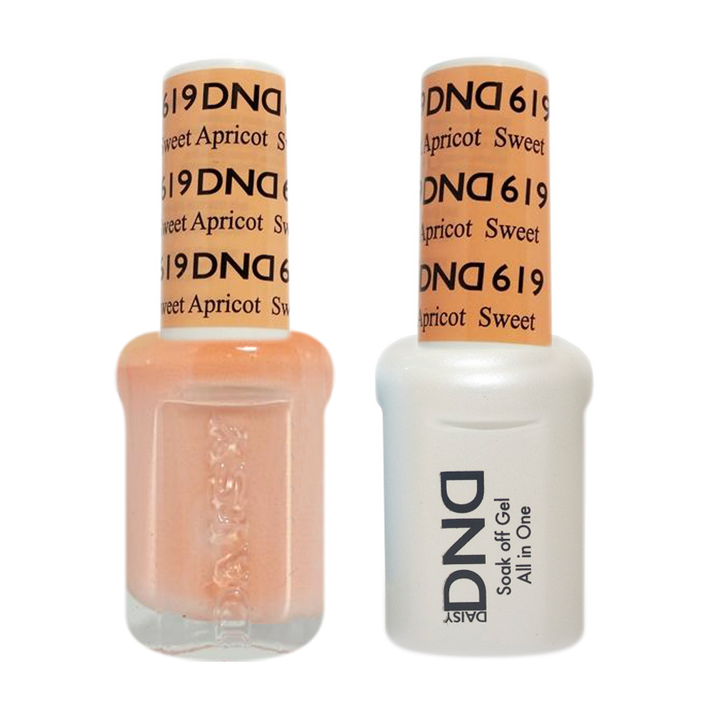 DND Nail Lacquer And Gel Polish, 619, Sweet Apricot, 0.5oz MY0924