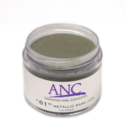 ANC Dipping Powder, 2OP061, Metallic Dark Jade, 2oz KK