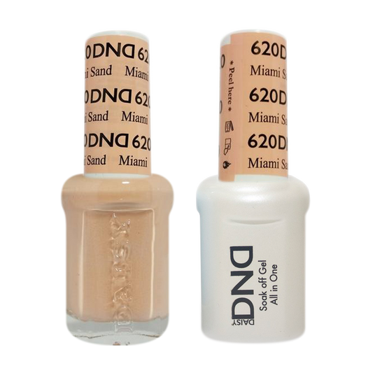 DND Nail Lacquer And Gel Polish, 620, Miami Sand, 0.5oz MY0924