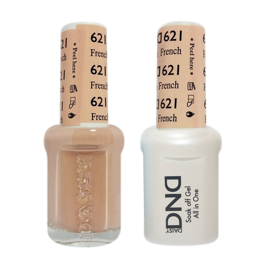 DND Nail Lacquer And Gel Polish, 621, French Vanilla, 0.5oz MY0924