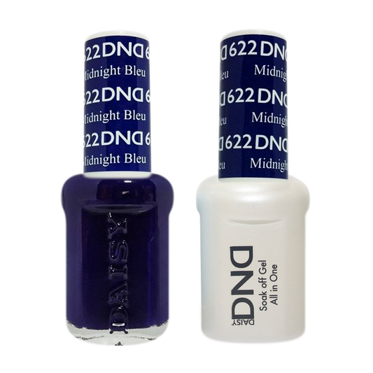 DND Nail Lacquer And Gel Polish, 622, Midnight Blue, 0.5oz MY0924