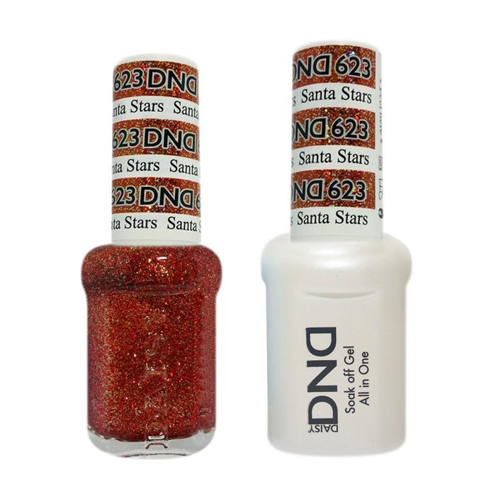 DND Nail Lacquer And Gel Polish, 623, Santa Stars, 0.5oz MY0924