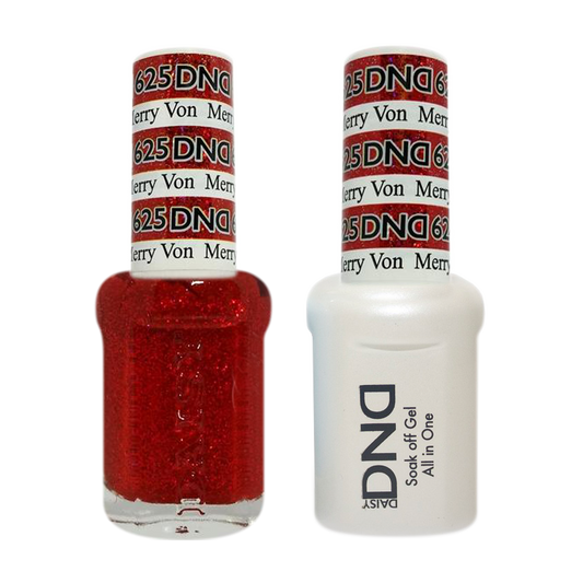 DND Nail Lacquer And Gel Polish, 625, Merry Von, 0.5oz MY0924