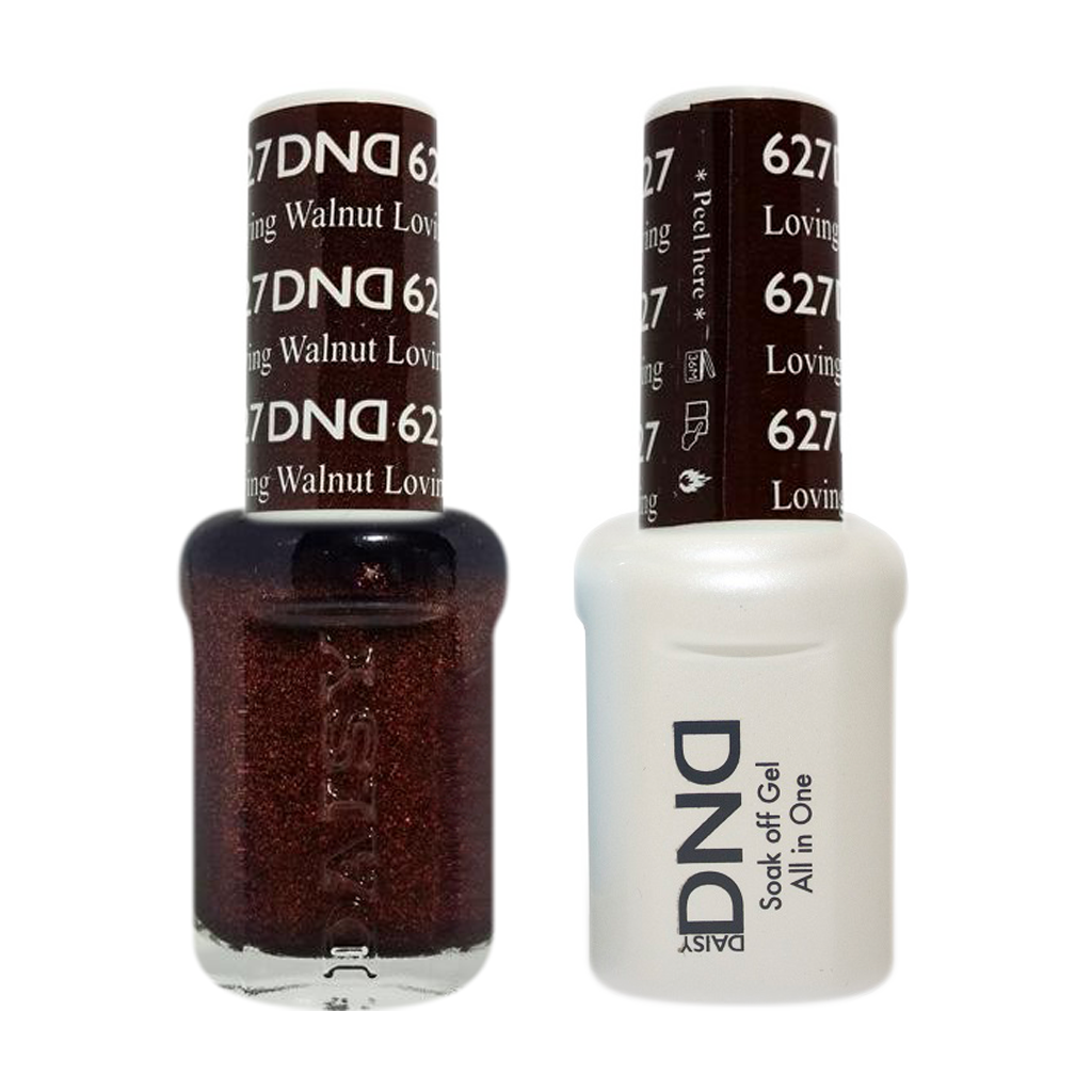 DND Nail Lacquer And Gel Polish, 627, Loving Walnut, 0.5oz MY0924