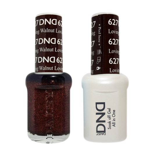 DND Nail Lacquer And Gel Polish, 627, Loving Walnut, 0.5oz MY0924