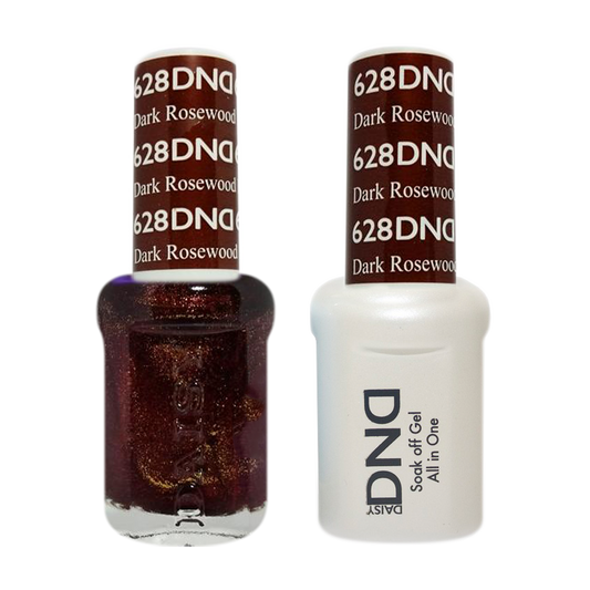 DND Nail Lacquer And Gel Polish, 628, Dark Rosewood, 0.5oz MY0924